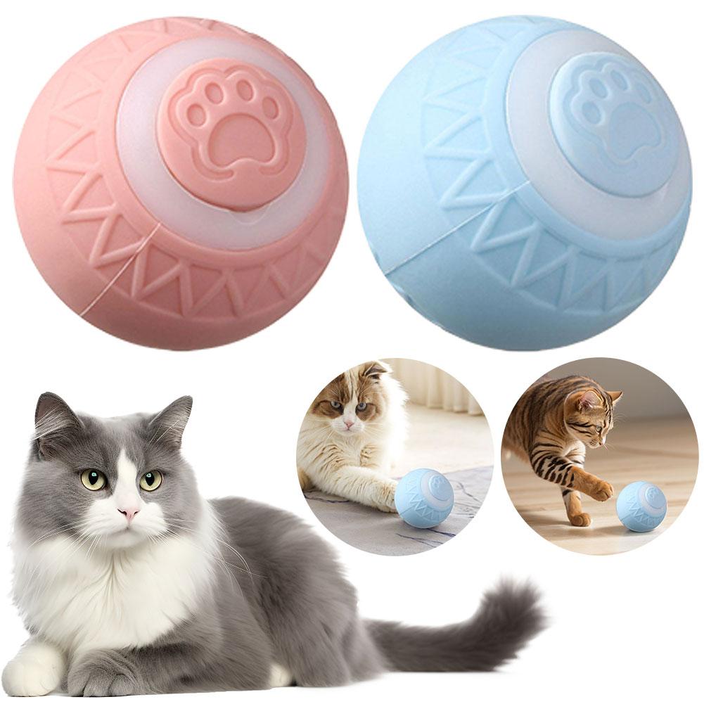 Automatic Rolling Ball Interactive Cat Toy Ball Electric Cat Ball Cat Game Accessories