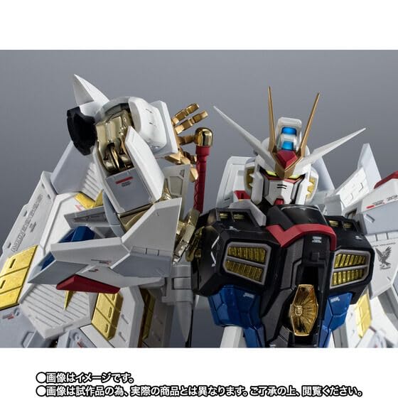 Суперсплавный Mighty Strike Freedom Gundam, примерно 188 м, окрашенная подвижная фигурка из АБС и ПВХ, литье под давлением