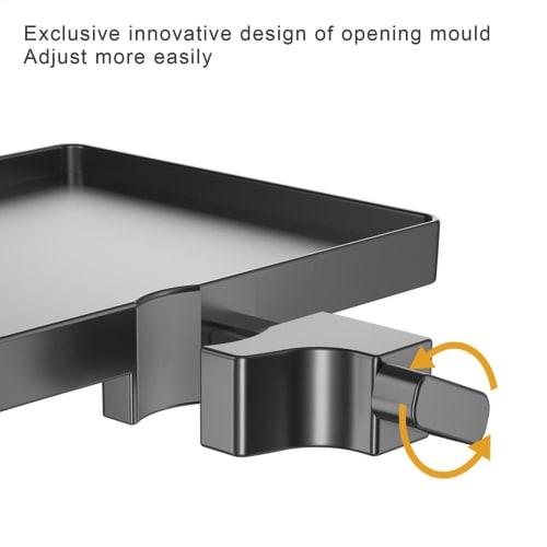 Microphone Stand Tray Mount, Mic Stand Tray Shelf | Adjustable Microphone Stand Accessory - Mic Stand Tray Clamp Mic Stand Attachment for Live Streami