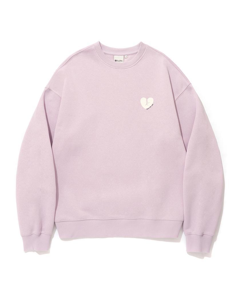 KULTE K Heart Logo Crewneck_Pink