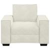 Cream Armchair 100 x 78 x 84 cm Velvet