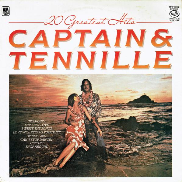 Виниловая пластинка CAPTAIN TENNILLE 20 Greatest Hits MFP50492 Music For Pleas 1980 UK Rock Б/у