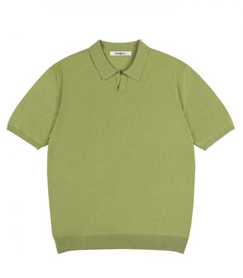 AVANDRESS Daniel Вязаный топ с открытым воротником и короткими рукавами - 9 цветов