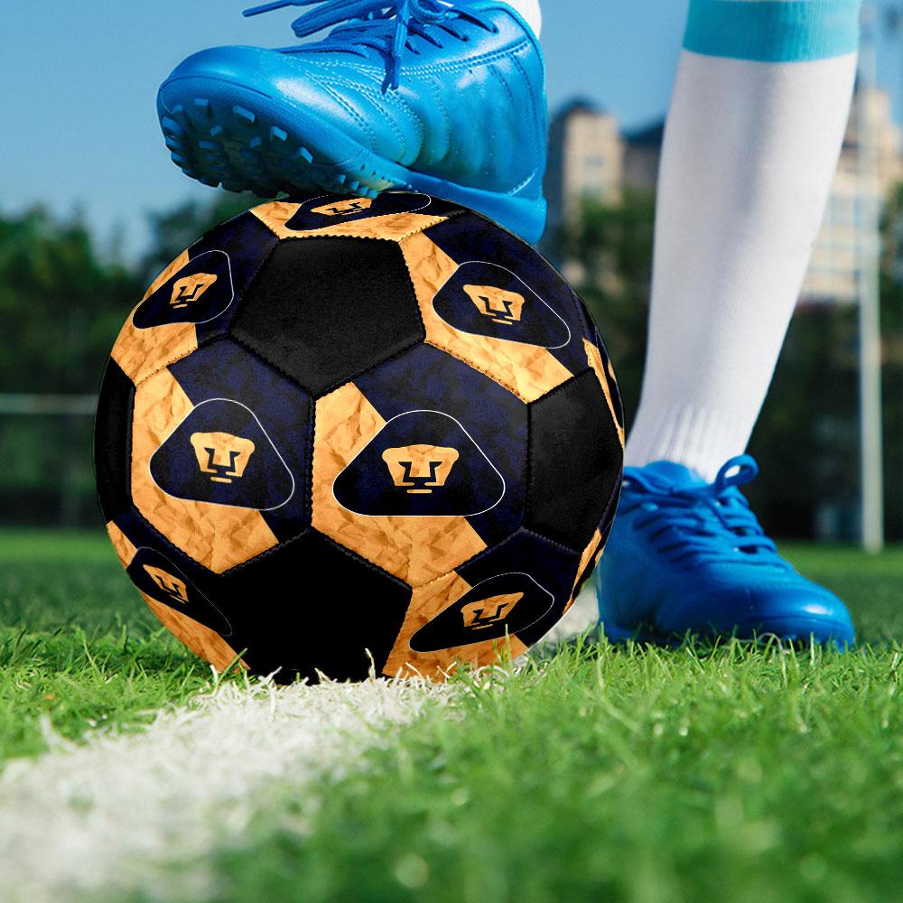 1 шт. Футбольный мяч Pumas UNAM Размер 5 Мяч для мини-футбола Модный Цветной Для игры во дворе - Отличный Подарок для Спортивных Фанатов HE93