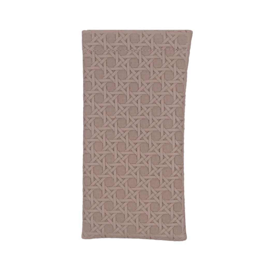 1 шт. Минималистичный элегантный модный чехол для очков с плетеной текстурой из искусственной кожи, портативный ящик для хранения солнцезащитных очков, прочный защитный контейнер