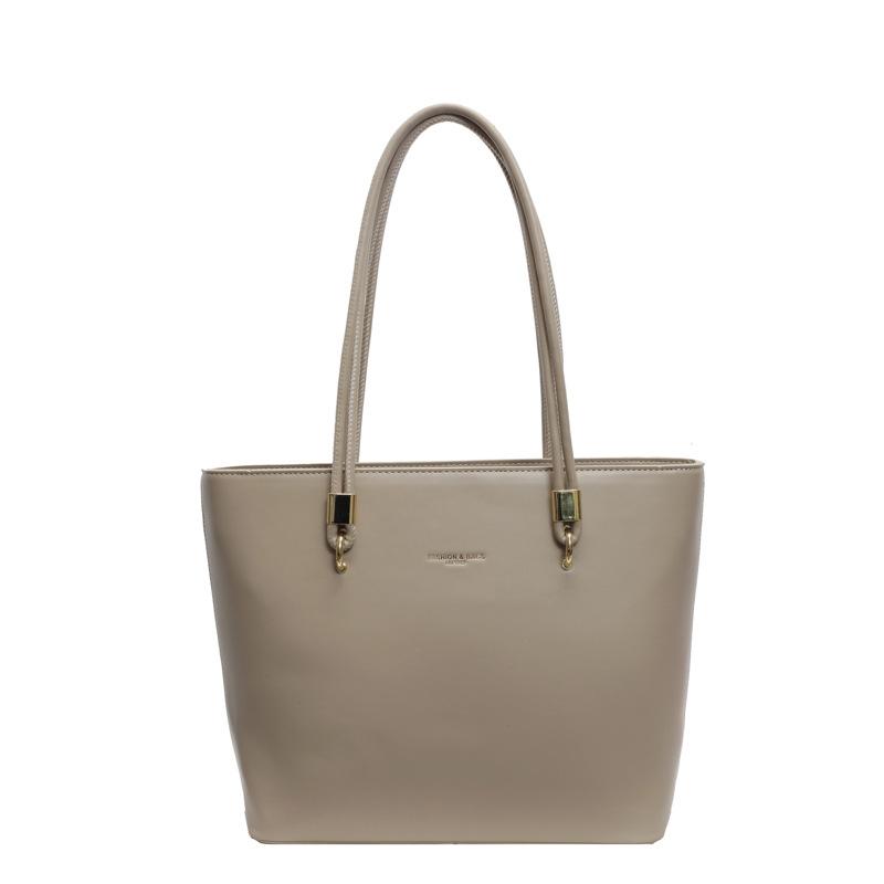 Большая сумка женская весенне-летняя новая модная простая сумка-тоут большой вместимости модная сумка через плечо для通勤