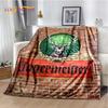 3D German J-Jaegermeister Elk Soft Flannel Blanket for Beds Bedroom Sofa Picnic,Throw Blanket for Cover Outdoors Leisure Gift