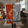 1PC Custom Name KNVB Patterned Flannel Blanket Suitable For All Seasons for Home Decor Warmth and Comfort Gifts Holiday Present