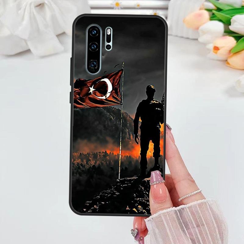 Turkey Flag Soldier For Huawei Nova 11i 7i 8i 12i 12s Y73 Y70 Y90 Y60 Y72 Y61 Y91 9 10 SE P40 Lite P30 Pro Case