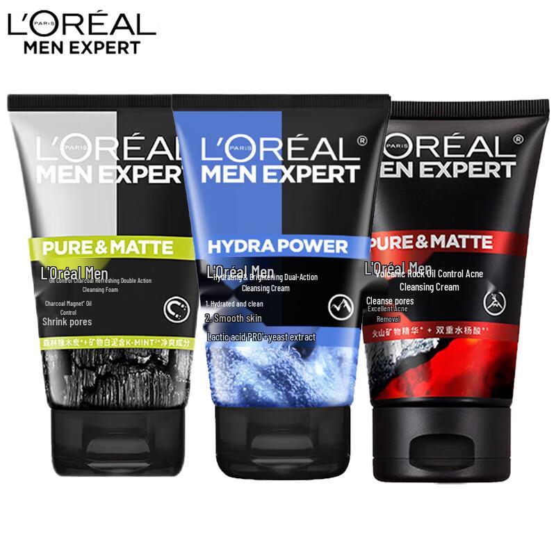 L'Oréal Men Expert Набор из 3 средств для умывания лица