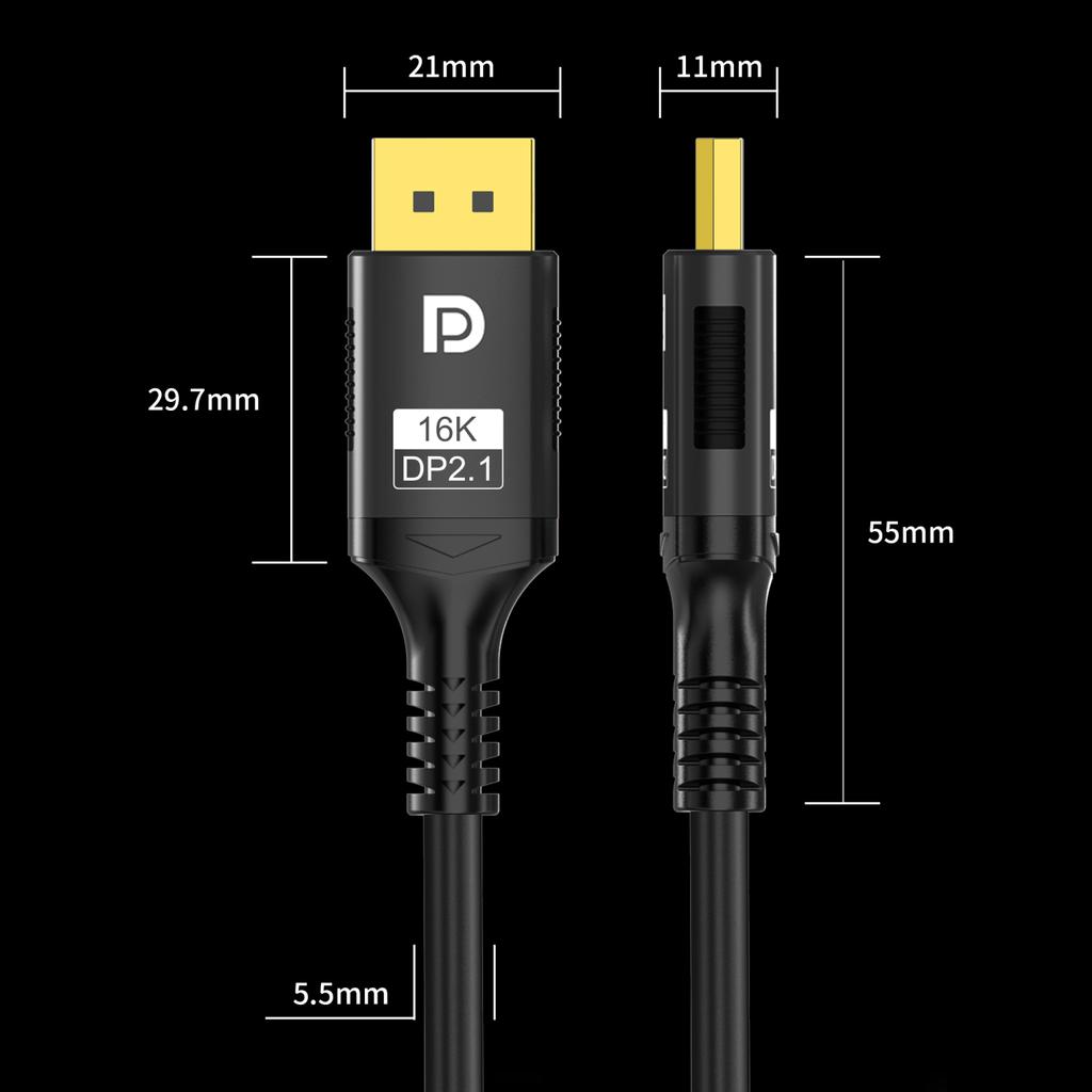 16K DP 2.1 8K@120Hz 4K@240Hz 80Gbps HDR Видео Аудио Displayport Кабель Display Port для ноутбука ТВ Xbox Проектор Игровой монитор