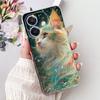 For Oppo A3x Case OPPO A3 Phone Cases CPH2681 CPH2641 CPH2669 A40 A40M Fundas Popular Butterfly Cover Soft Clear Silicone Bumper