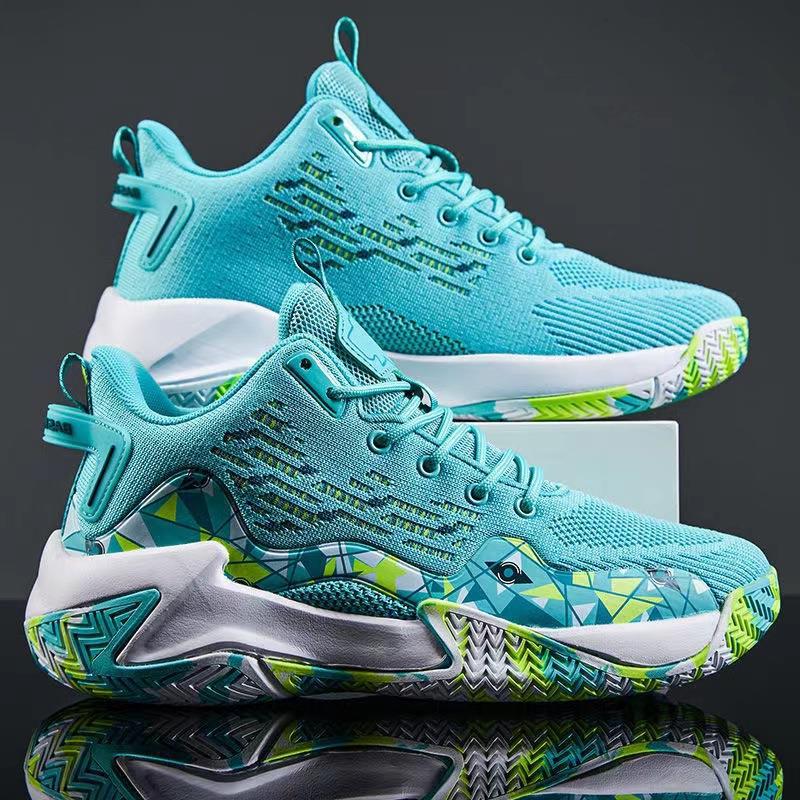 Мужские новые кроссовки на платформе для баскетбола, дышащие спортивные кроссовки из сетки с плетением «муха», уличные повседневные кроссовки для бега