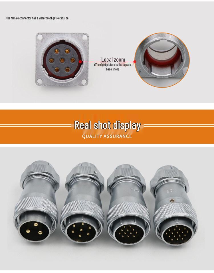 Weipu WF28 Aviation Plug, Industrial [2 to 26-core] TEZ Male Plug & Female Socket.