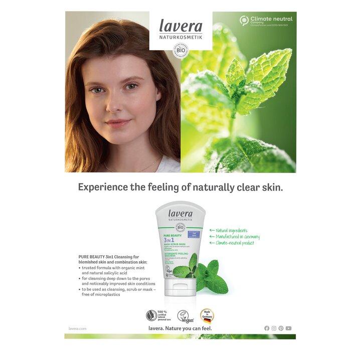 Lavera Pure Beauty 3-в-1 средство для умывания, скраб и маска (для комбинированной кожи)