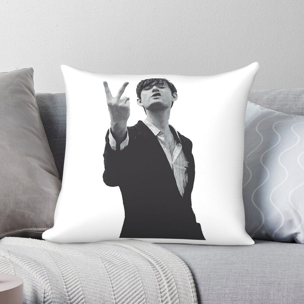 Jarvis Cocker Musician Square Pillowcase Polyester Linen Velvet Creative Zip Decorative Throw Pillow Case Bed Cushion Cover 18"