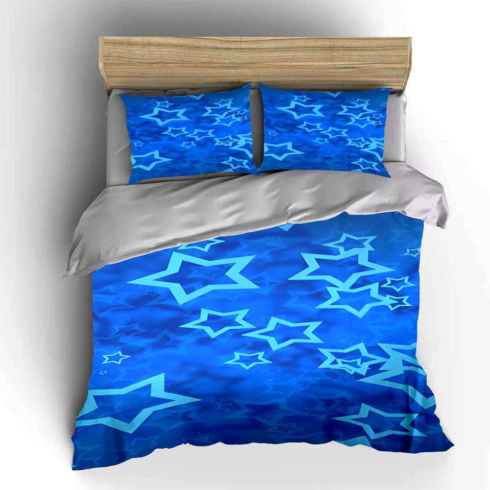 "Twinkling Starry Elegance" Bedding sets Duvet covers Pillowcases(1* Duvet Cover 2* Pillowcases without duvet insert)