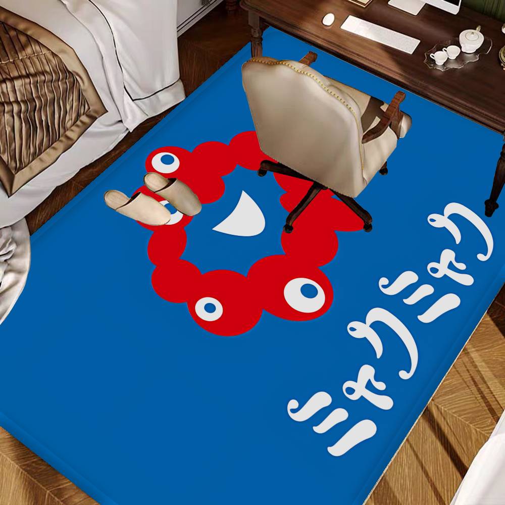 Cartoon M-Myaku-Myaku Bathroom Mat Kids Room Bedroom Decoration Balcony Anti-Slip Doormat Living Room Welcome Rug