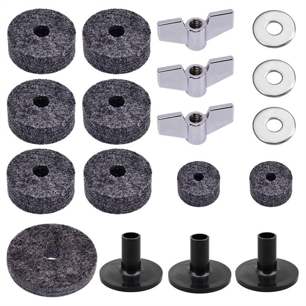 Standard Size Drum Stand Felt Cymbal Sleeve Drum Set Felts Cymbal Felt Washer Drum Accessory