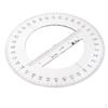Protractor Degree Acrylic Stationery Drawing Rule Circular Trigonometry ° Technique