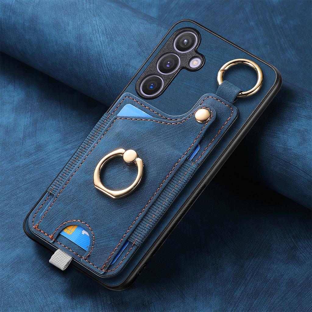 Модный кожаный чехол-кошелек с магнитными картами для Samsung Galaxy S24 Ultra S21 FE S22 S23 Plus A30/20/22/32/33 M10S A14 A25 A34 A15 A25