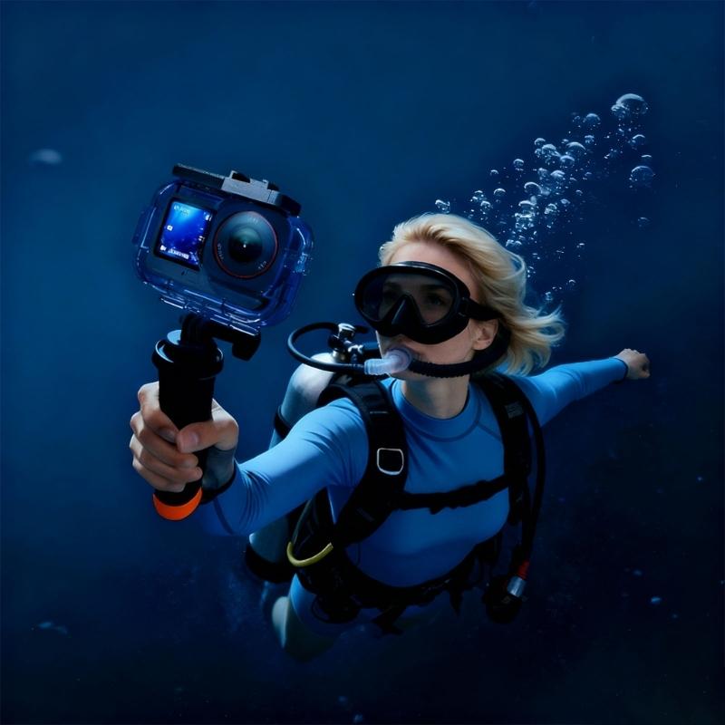 Прозрачный водонепроницаемый кейс для Action 6 Air, кейс для дайвинга 50 м, защитный панорамный чехол для спортивной камеры, противоударный, невидимый протектор