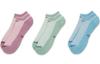 Nike Носки-невидимки унисекс Розовый/Зеленый/Синий DQ7711-902