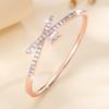New Fashionable Zircon Cross High-end Full-female Light Luxury Bracelet Bracelet