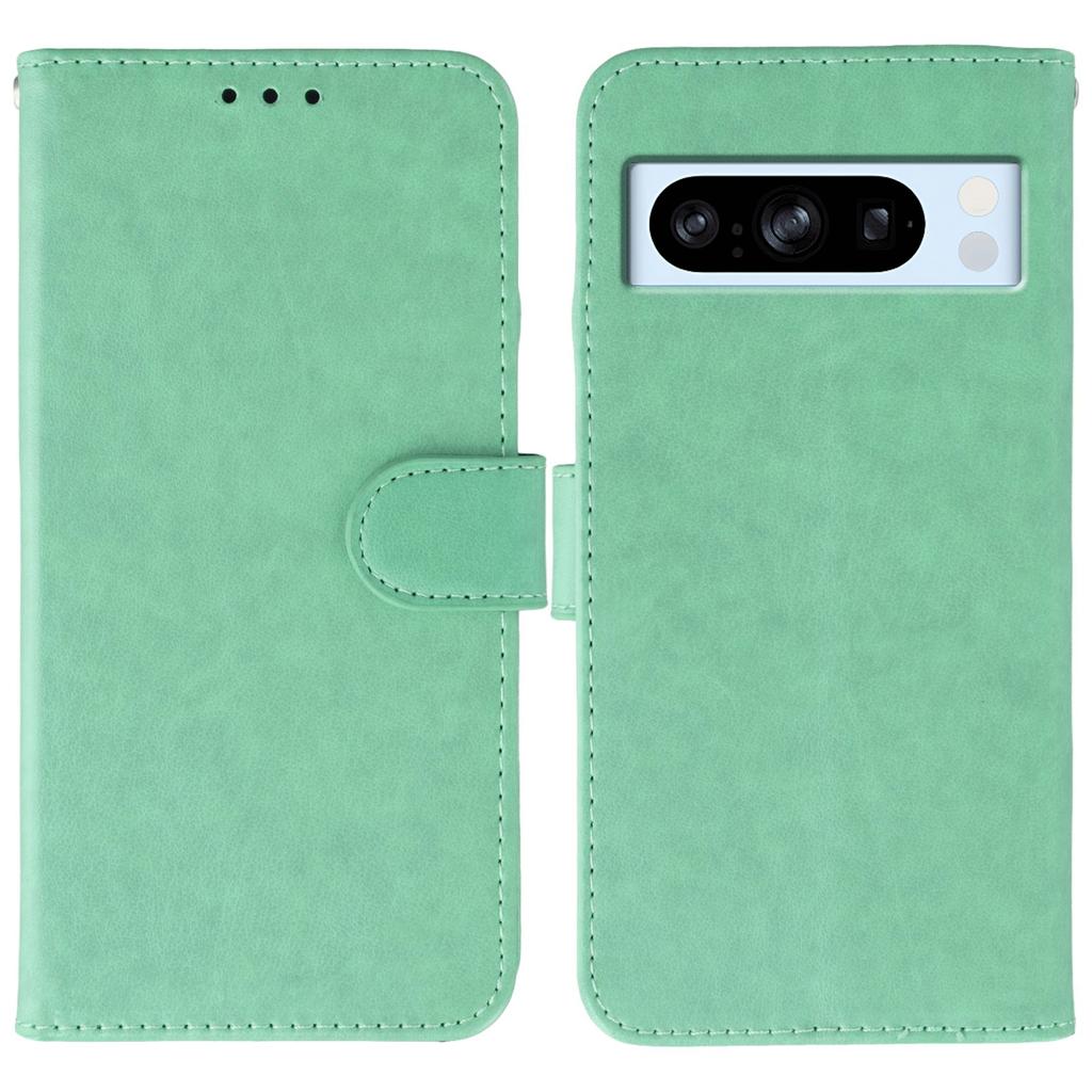 For Google Pixel 8 Pro Case PU Leather Flip Wallet Phone Cover with Strap