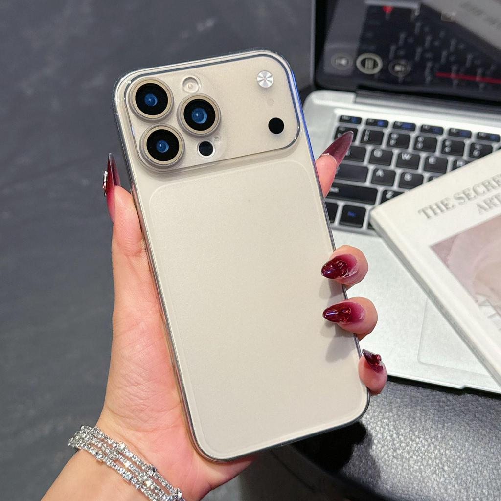 Ультратонкий матовый мягкий защитный чехол Apple 16 со встроенной защитой объектива для iPhone 17 Pro Max