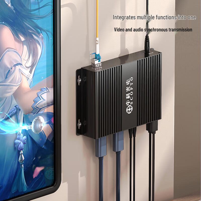 Оптический HDMI-удлинитель с KVM и аудио