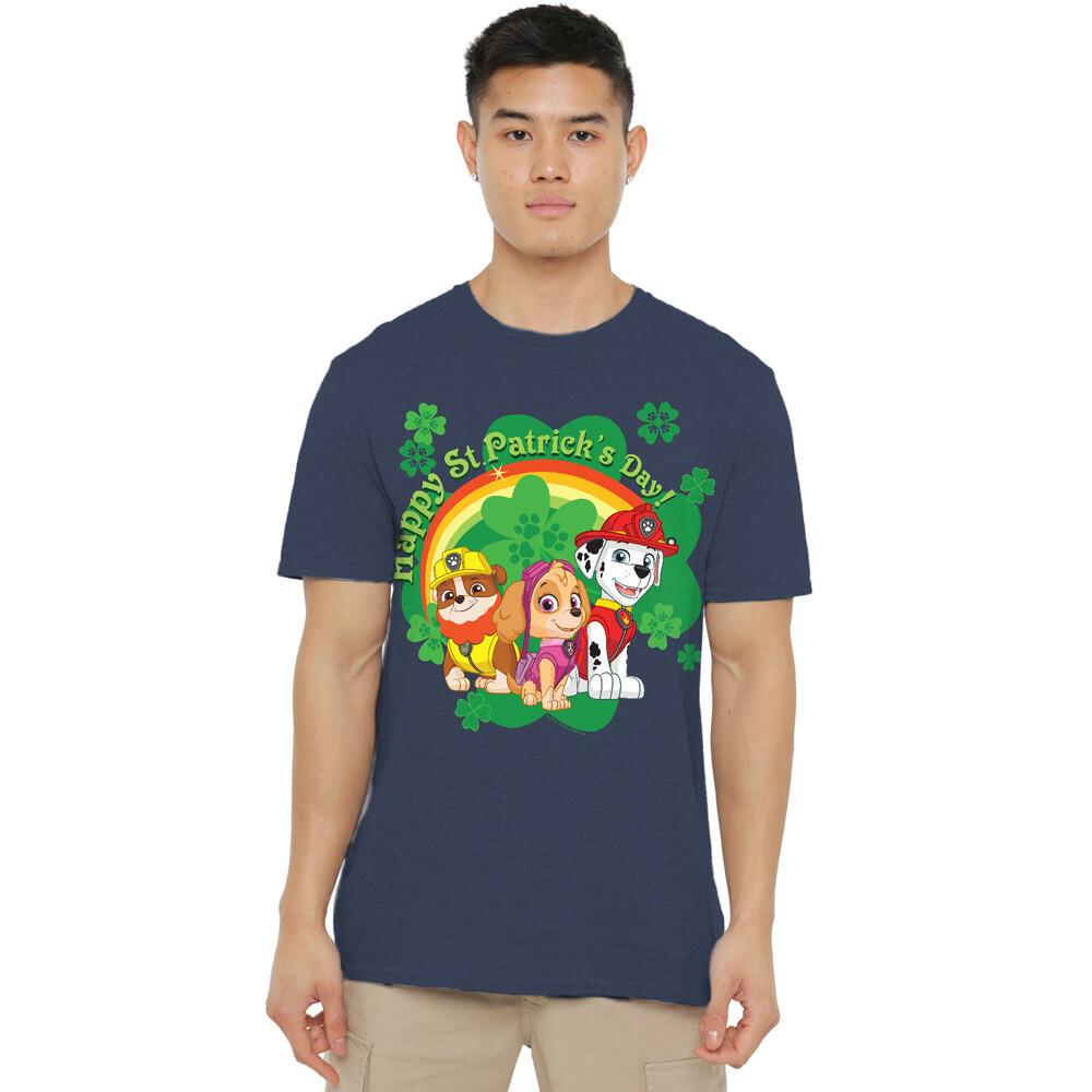 Paw Patrol St. Patrick'S Day Team T-Shirt S-2XL Navy