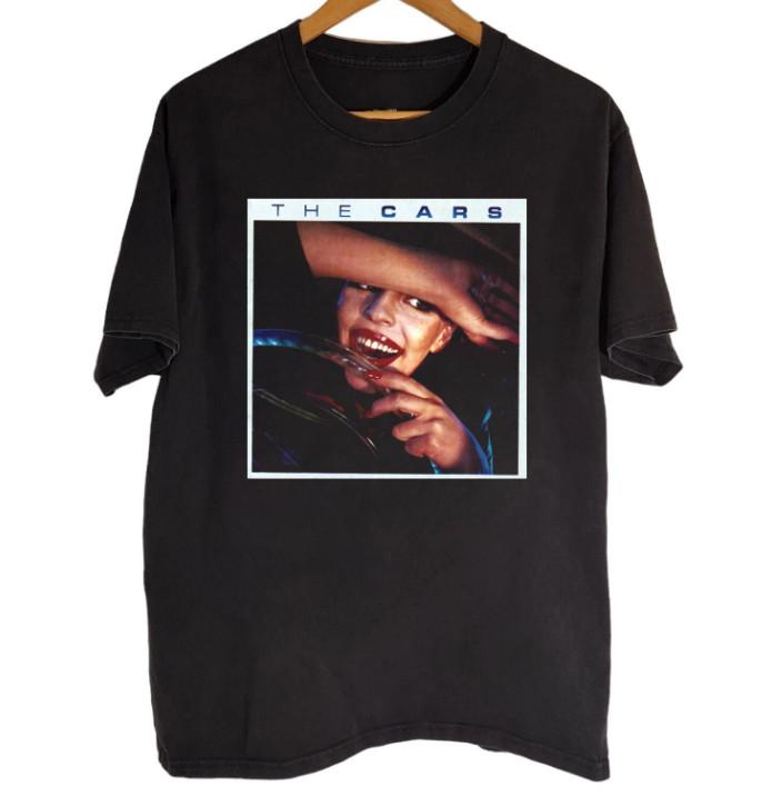 NEWThe Cars Band Black Cotton Shirt Full size S5XL Unisex T-Shirt
