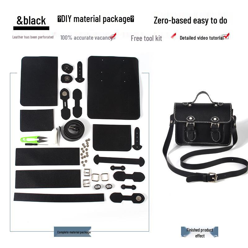 Набор для маленькой сумки кроссбоди Кембридж ручной работы: В комплекте вязальная спица, нитки и инструкция