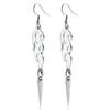 Готический длинный подвес с заклепками и бахромой, серьги-подвески, модные серьги-шипы