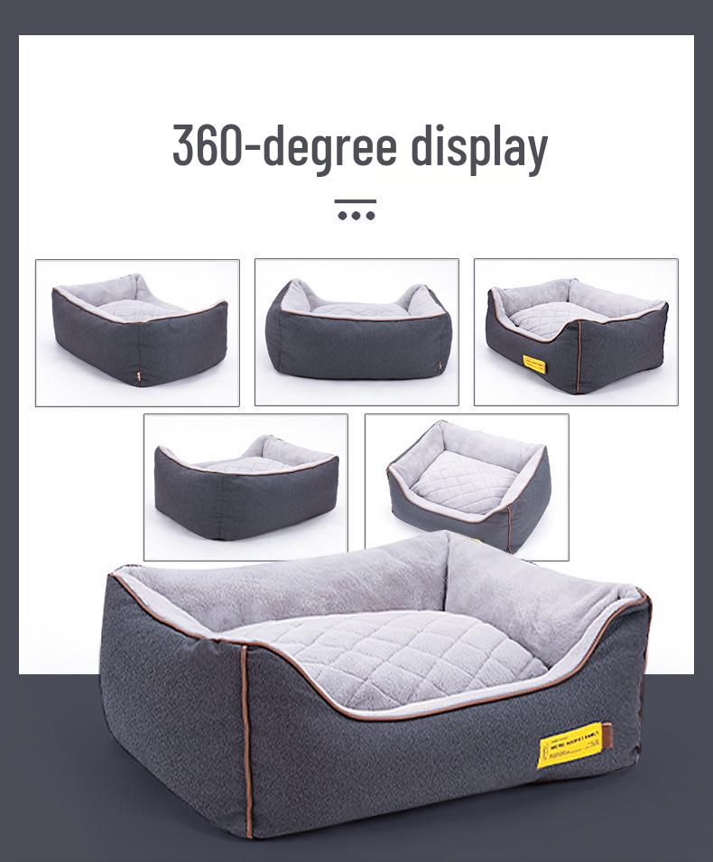 Зимняя теплая лежанка для собаки породы корги: Съемный и моющийся диван для домашних животных для маленьких/средних собак