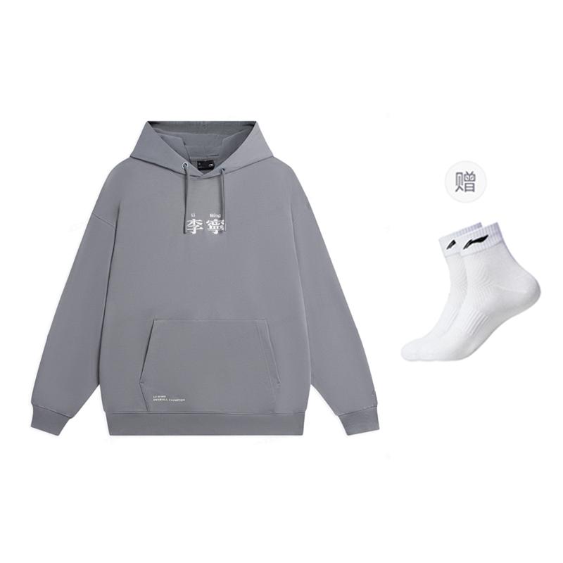 Свитшот Li Ning Sports Life Collection Унисекс Оттенок 9 Серый AWDR498-10