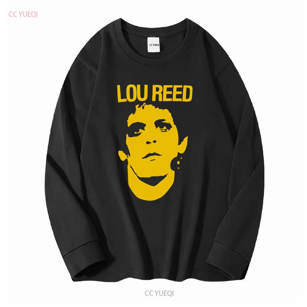 NEW LISTING 80 s Lou Reed Rock Roll Animal T Shirt black tee NH7029 vintage Washed fashion homme Stretched Stylish