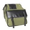 Portable Canvas Motorcycle Saddlebag Dual-sided Rear Seat Storage Luggage Bag