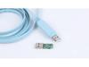 USB-RJ45 синий плоский последовательный консольный кабель для маршрутизаторов/коммутаторов