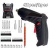 Mini Household Electric Drill Power Tools Set Household Maintenance Repair Lithium Battery Cordless Screwdriver