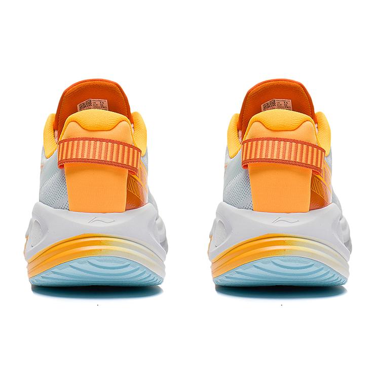 Li Ning Furious Rider 6.0 Rebound Низкие Беговые Кроссовки Мужские Бело-Оранжевые ARZS003-11B