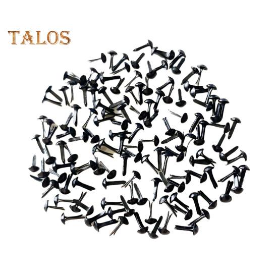 500Pcs Mini Brads Metal Plated Round Paper Fasteners for Paper Craft Scrapbooking DIY Art Handmade Project Decorative Supplies