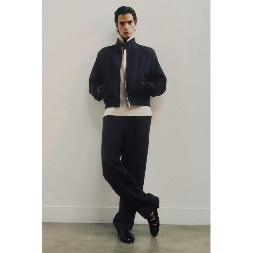 COS Прямые брюки из японского эластичного льна