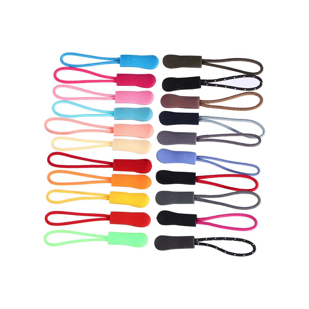 Backpack End Fit Crafts Rope Fixer Tag Zipper Ropes Zip Cord Zipper Puller Zipper Buckle