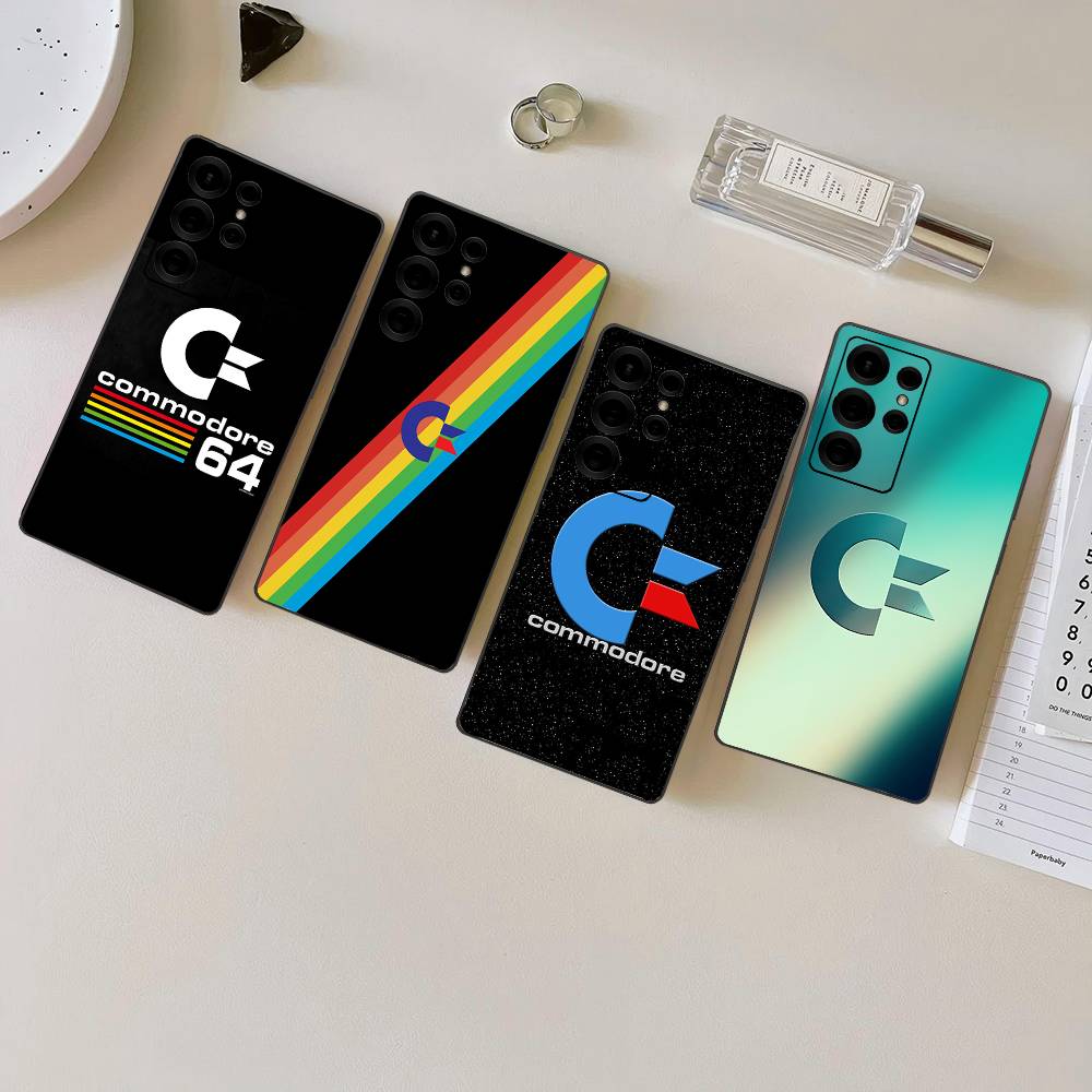 C-Commodore 64 Phone Case Silicone PC+TPU For Samsung S10 20 30 22 23 24 Plus Lite Ultra Cover