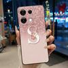 Защитный от царапин чехол для телефона Umidigi G9 5G, мягкий силикон, черный корпус, узор «Звездное небо с блестками», «Счастливая буква», «Конфетный» для пары