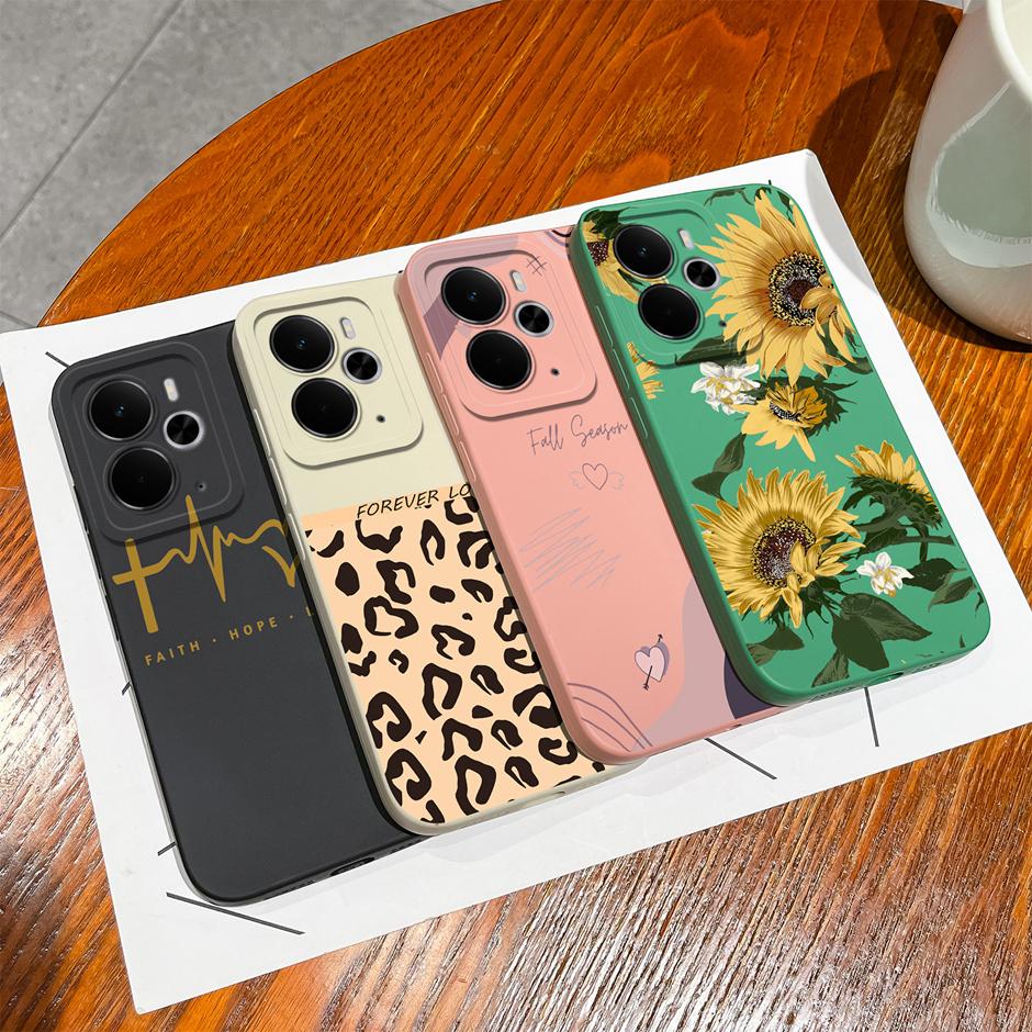 Модный цветочный чехол из мягкого силикона для Realme 14T 14 Pro Plus Lite 5G Защитный чехол для Realme14T Realme14Pro Plus Lite Fundas