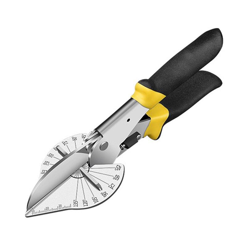 45-135 Degree Multi Angle Miter Shears Adjustable Corner Scissors for Wire Slot Wall Panel Plastic Pipe Hose Cutting Tool5