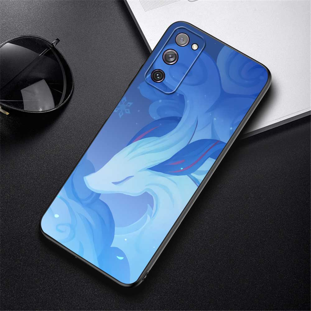 Чехол для телефона Genshin Impact Icon для Samsung Galaxy S22 5G S21 Ultra S20 S10 S9 Plus S10E S8 S7 Edge, защитный чехол